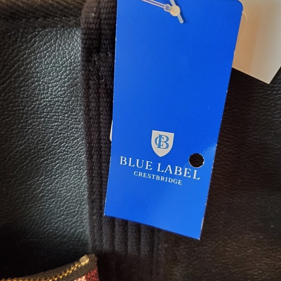 BNWT blue label black tote with pouch - Picture 2 of 4